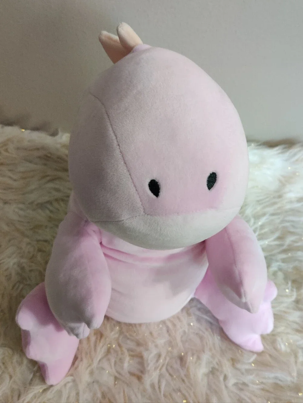 Pillowfort Purple Dinosaur Weighted Plush Pillow 24